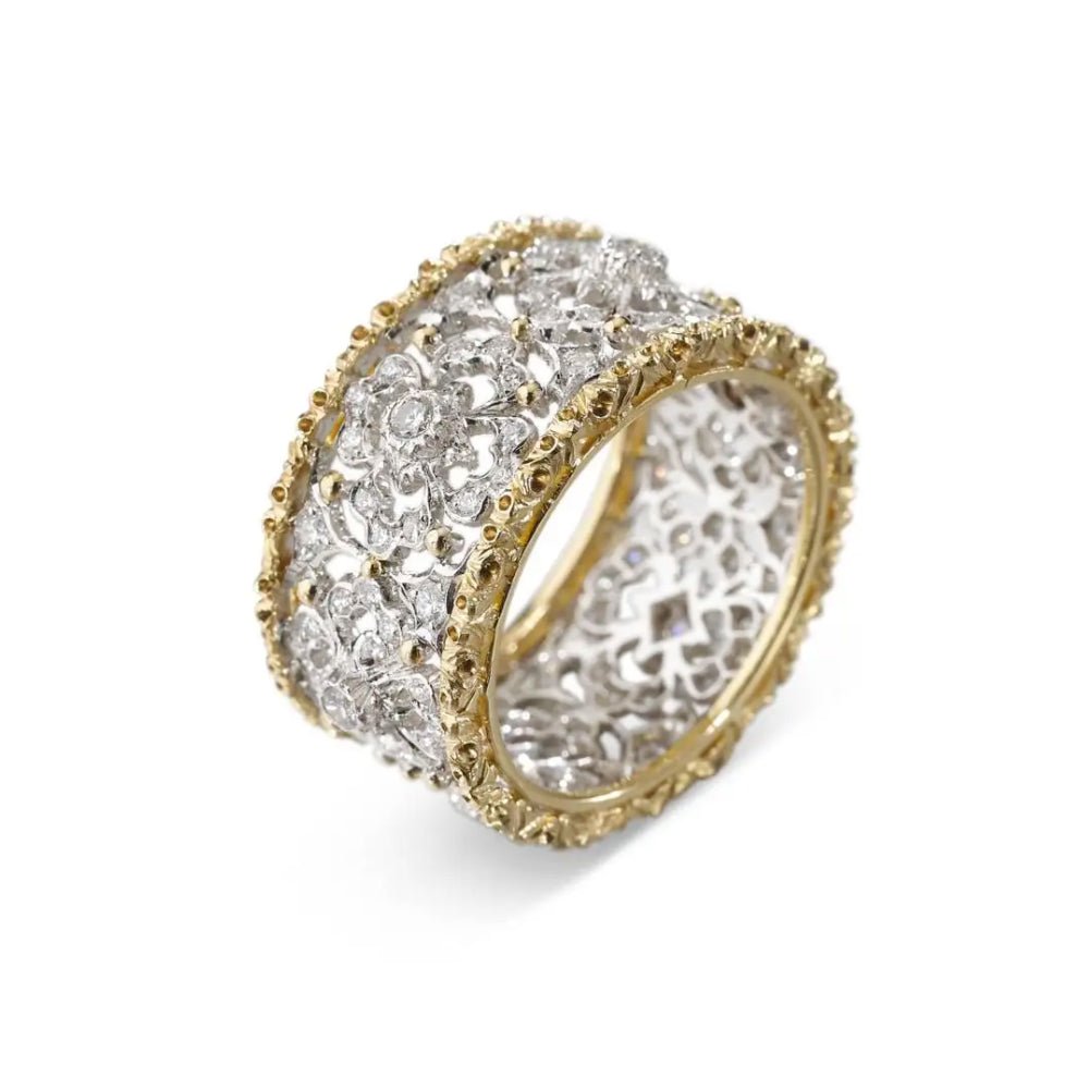 G. Buccellati. Anello a fascia con diamanti - Auction Fine Jewels - Cambi  Casa d'Aste